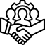 icon of people shaking hands